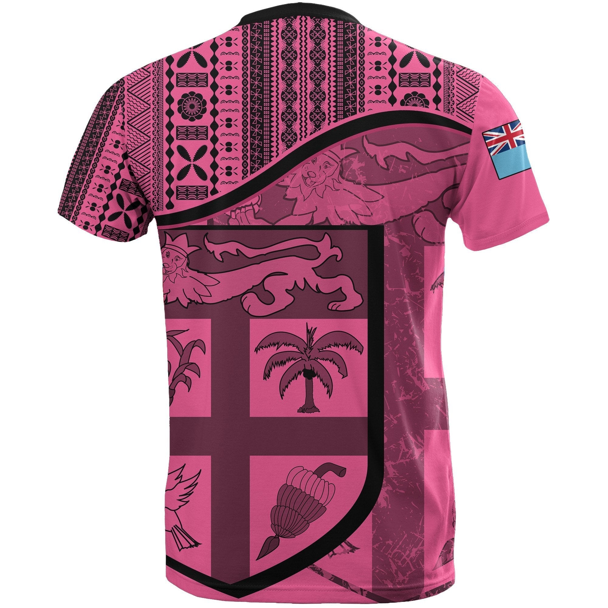 Fiji Pink T shirt Style - Vibe Hoodie Shop