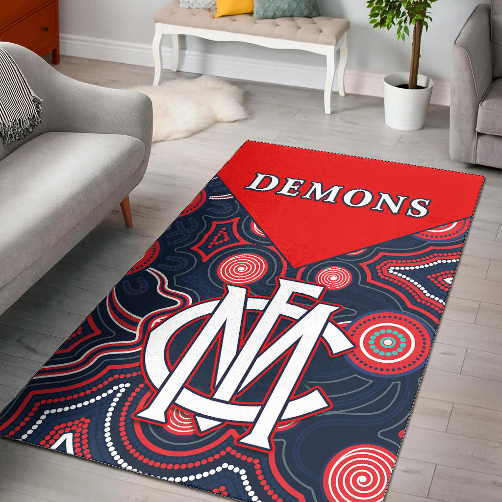 Melbourne Demons 2021 Area Rug - We are the Champions - Vibe Hoodie Shop