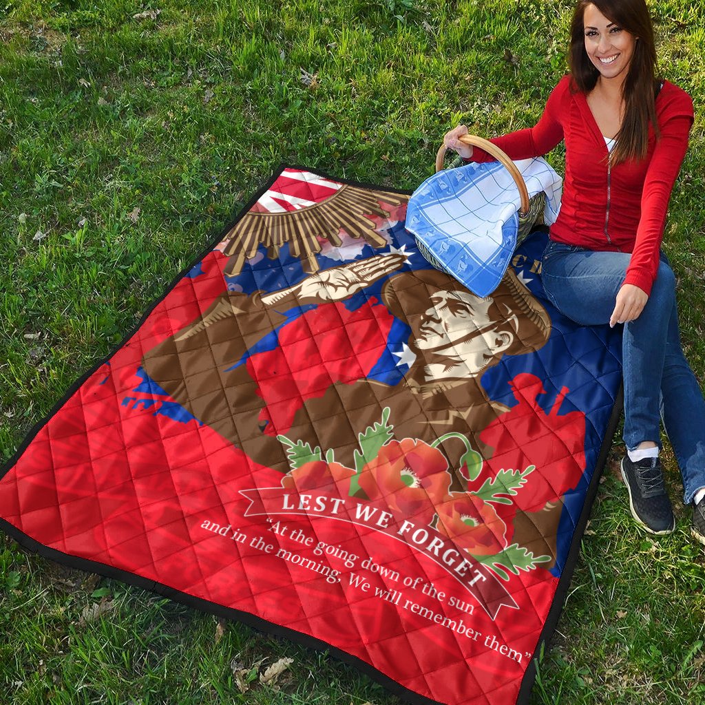 Premium Quilts - AANZAC Australia Remember Them - Vibe Hoodie Shop