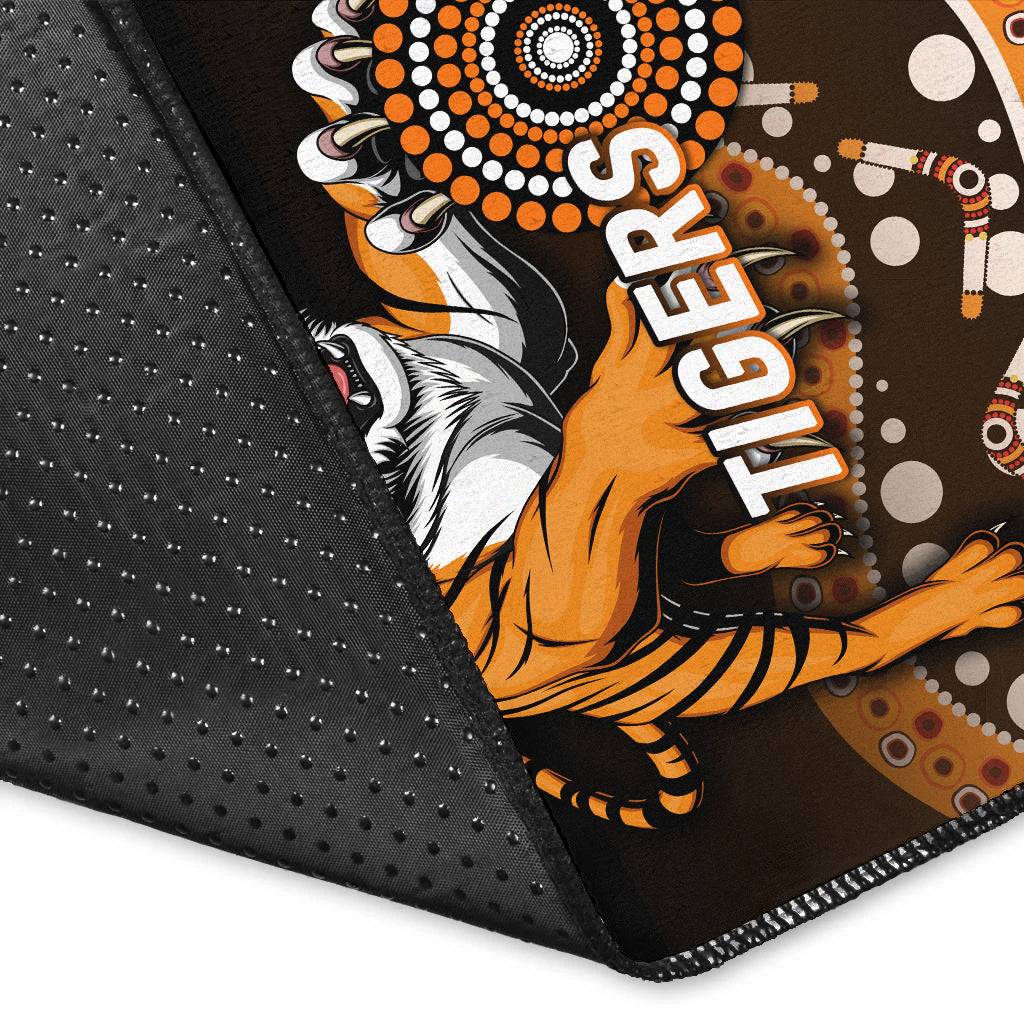 Tigers Rugby ANZAC Day Camouflage Indigenous Art Area Rug - - Vibe Hoodie Shop