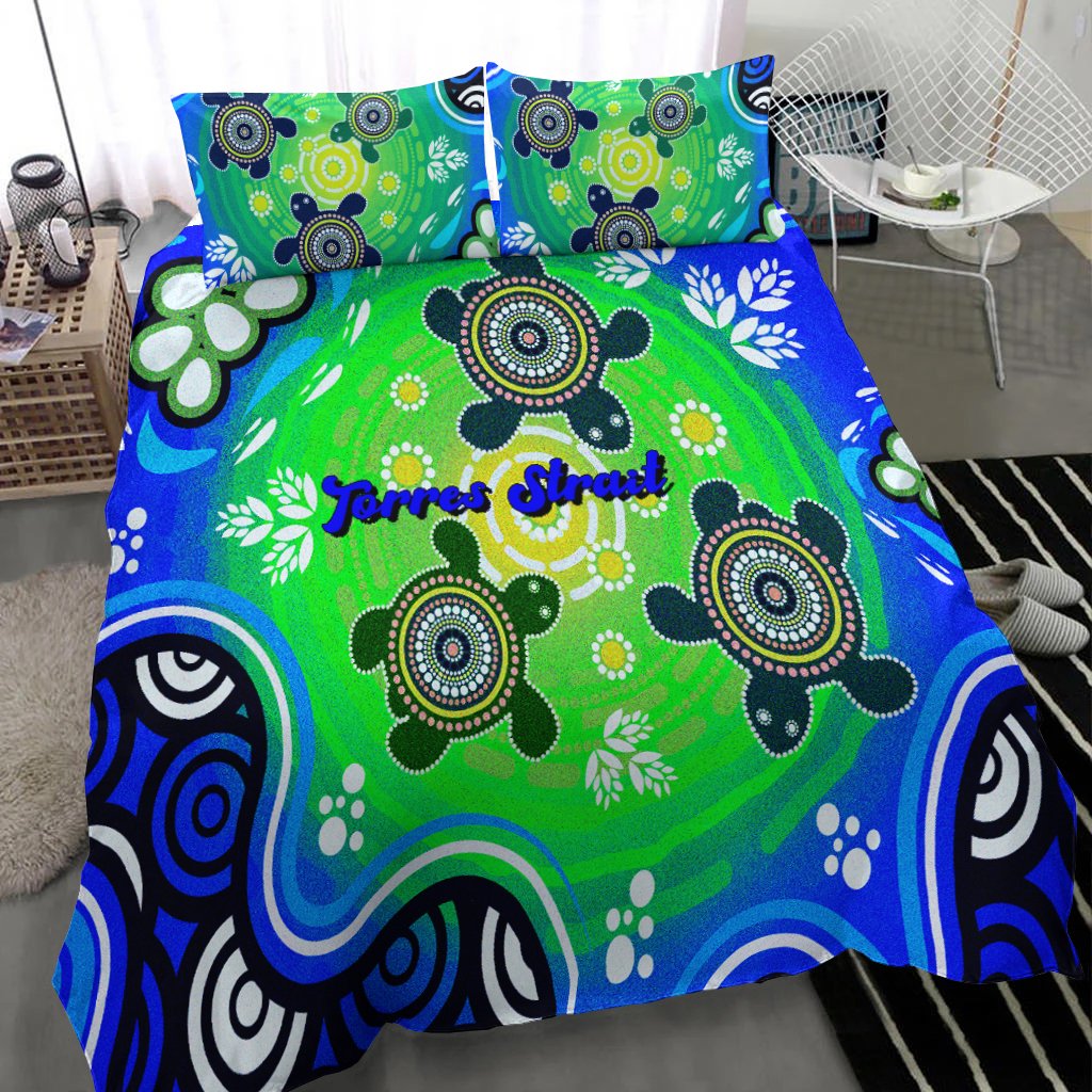 Bedding Set - Australia Turtle Blue Sea - Vibe Hoodie Shop