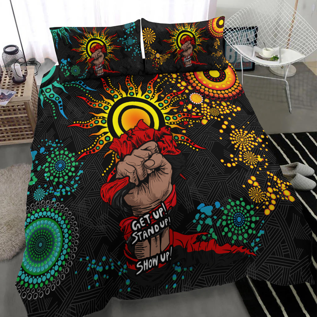 NAIDOC Week 2022 Aboriginal Art Unique Bedding Set - - Vibe Hoodie Shop