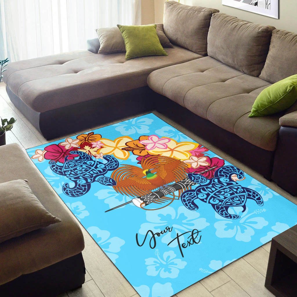 Papua New Guinea Area Rug - Custom Personalised Tropical Style - Vibe Hoodie Shop