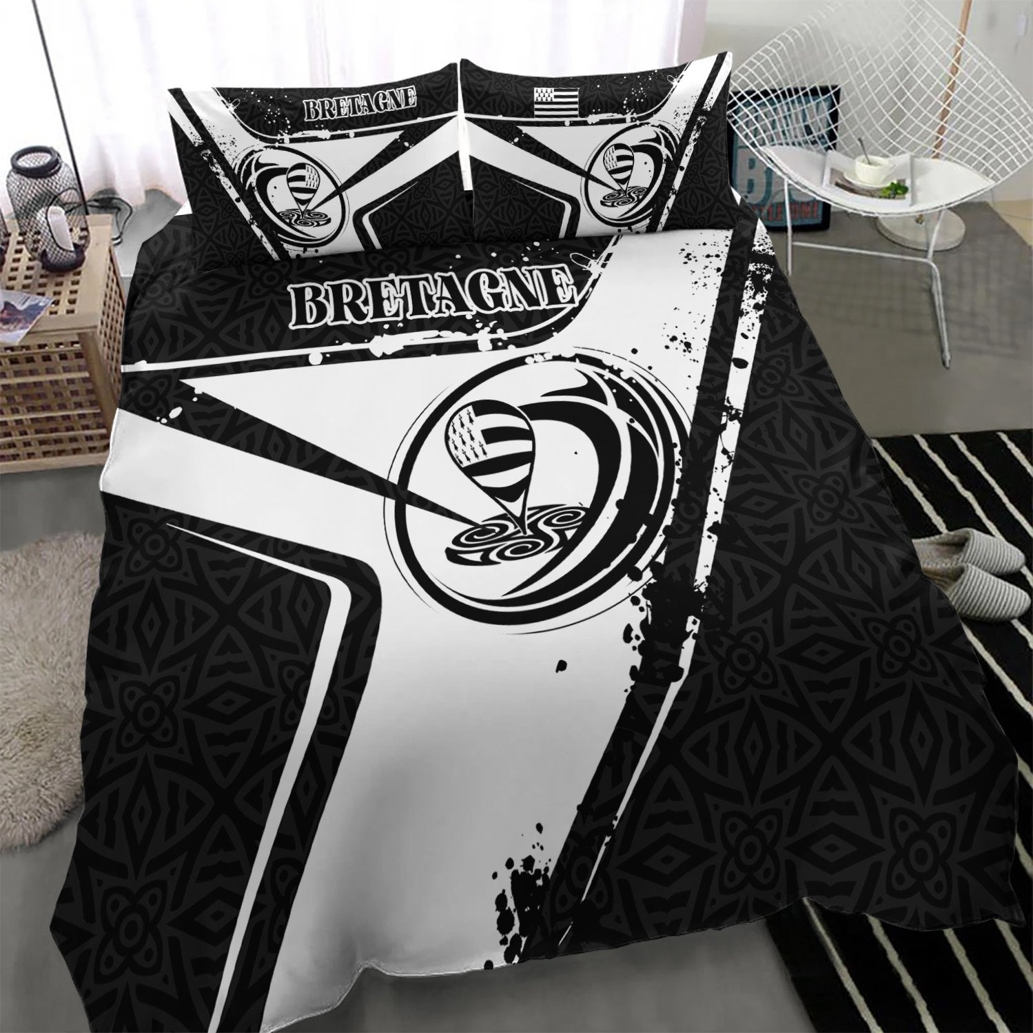 Brittany Rugby Bedding Set - Breizh Rugby - Vibe Hoodie Shop