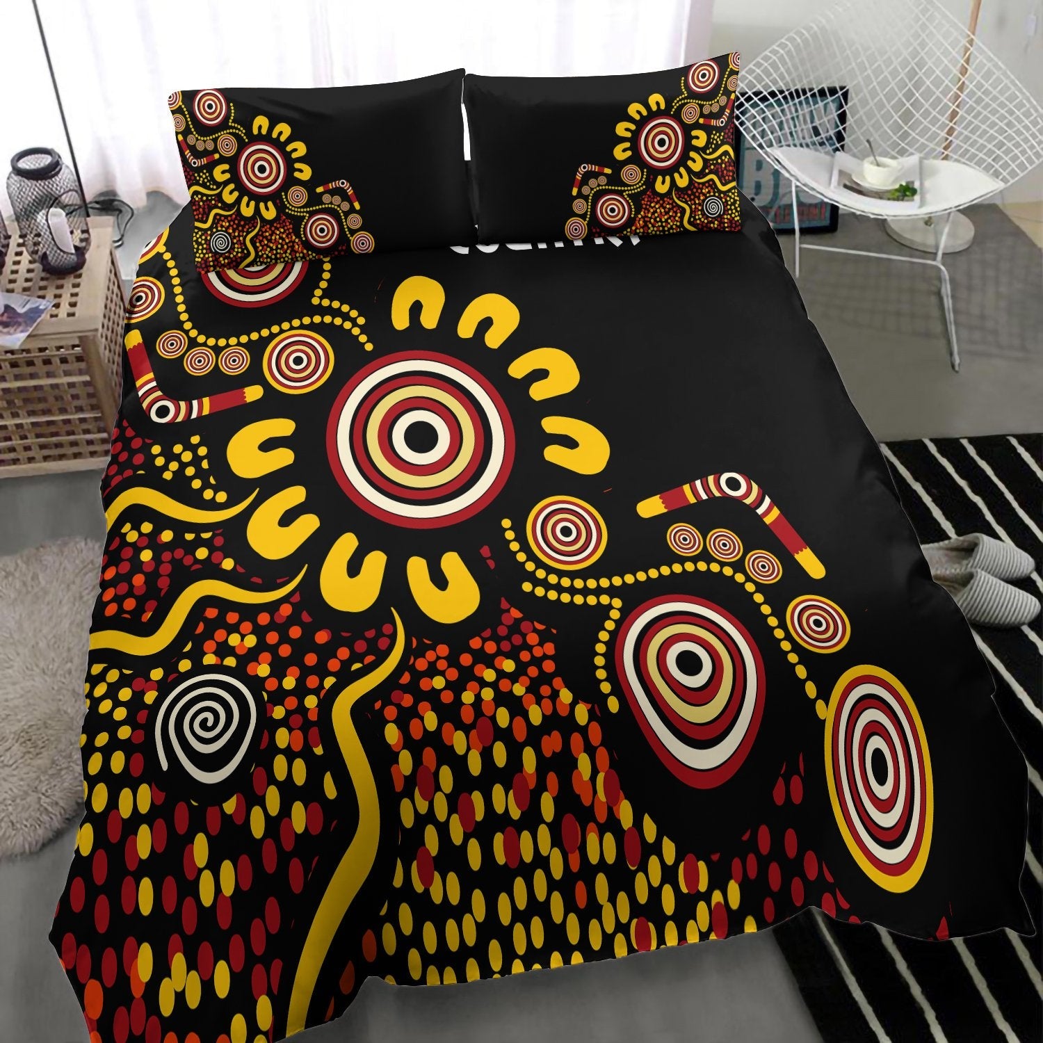 Australia NAIDOC Week Bedding Set - NAIDOC Week 2021 - Heal Country - Vibe Hoodie Shop