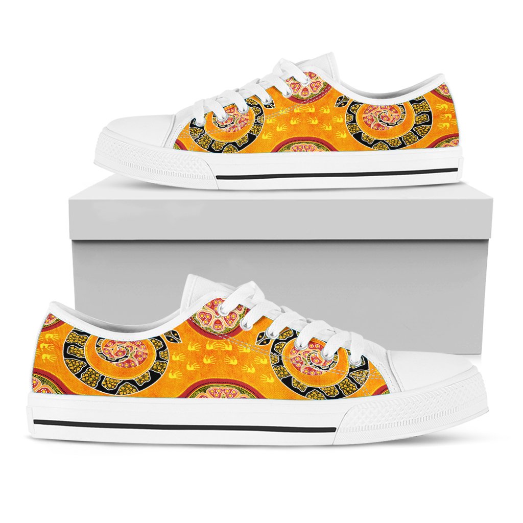 Low Top - Aboriginal Unique Style Snake Orange Color 2021 - Vibe Hoodie Shop