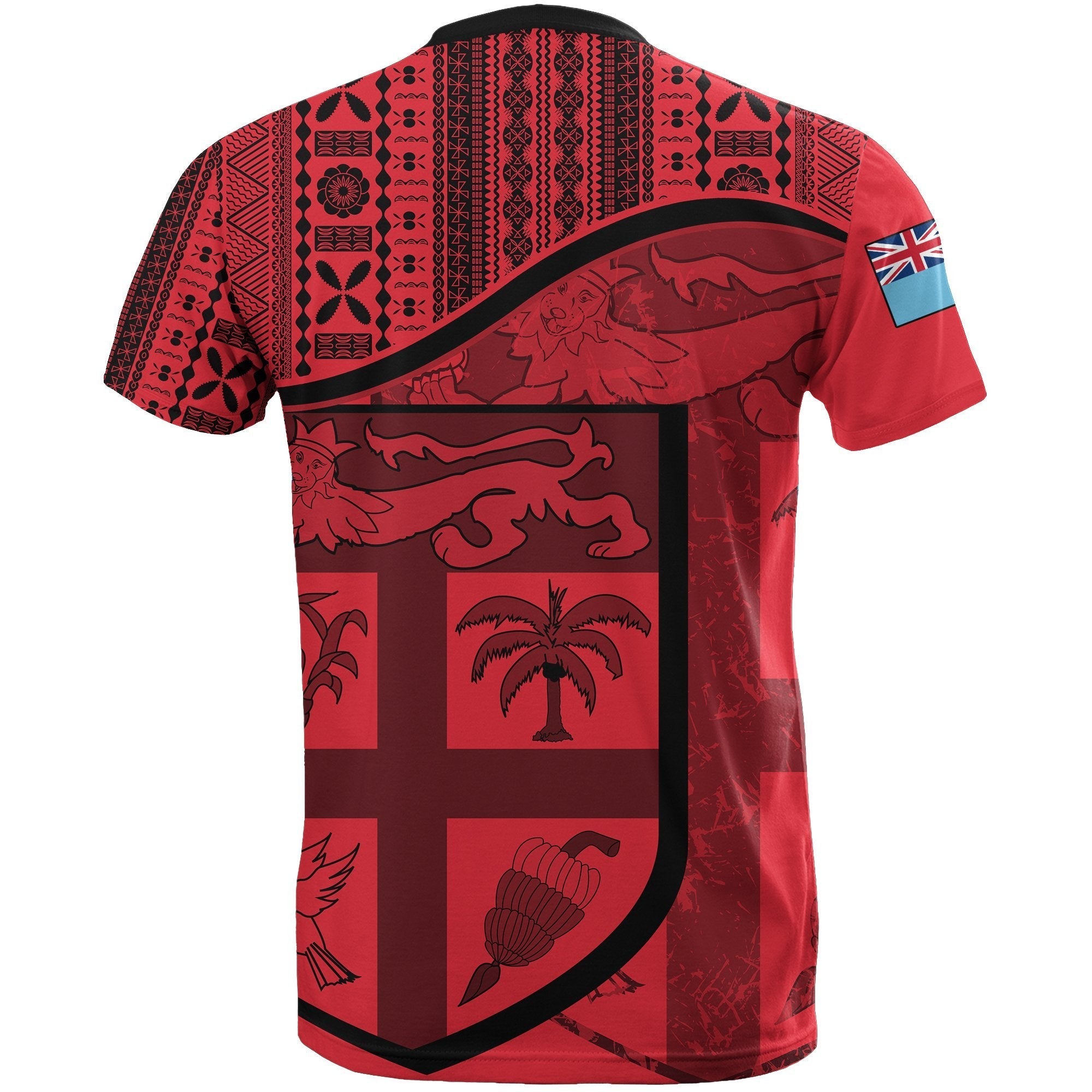 Fiji Red T shirt Style - Vibe Hoodie Shop