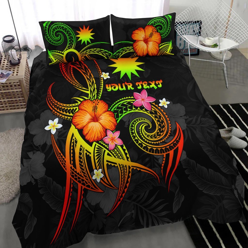 Nauru Polynesian Personalised Bedding Set - Legend of Nauru (Reggae) - Vibe Hoodie Shop