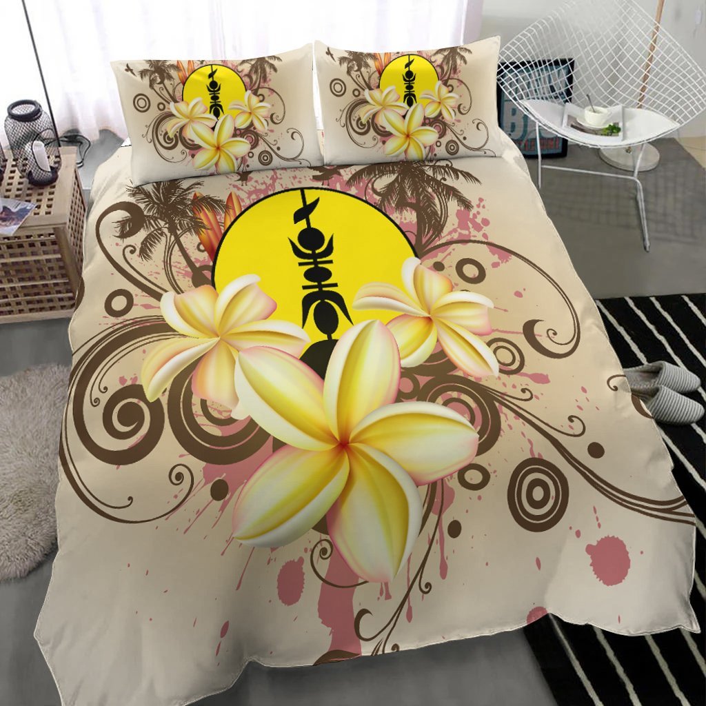 New Caledonia Polynesian Bedding Set - Summer Tropical - Vibe Hoodie Shop