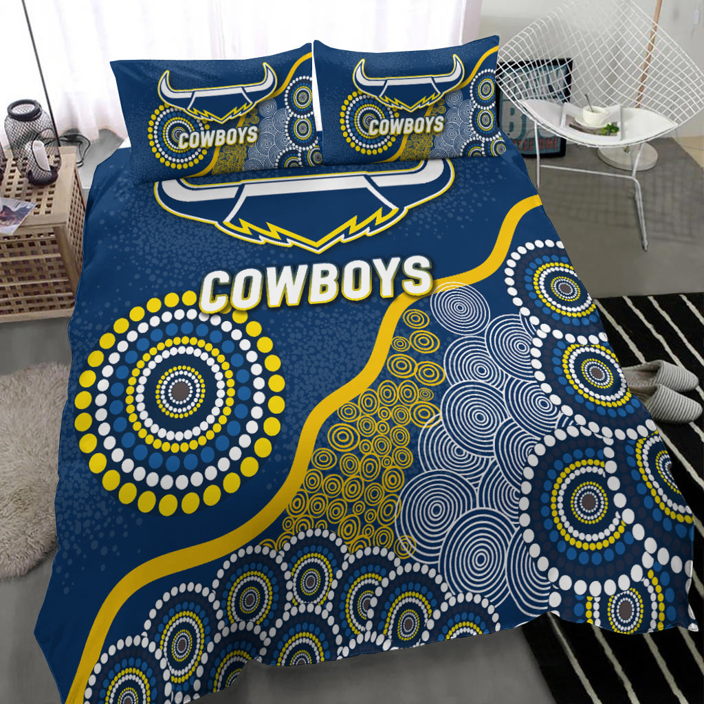 Panthers Rugby 2022 Aboriginal Art Bedding Set - - Vibe Hoodie Shop