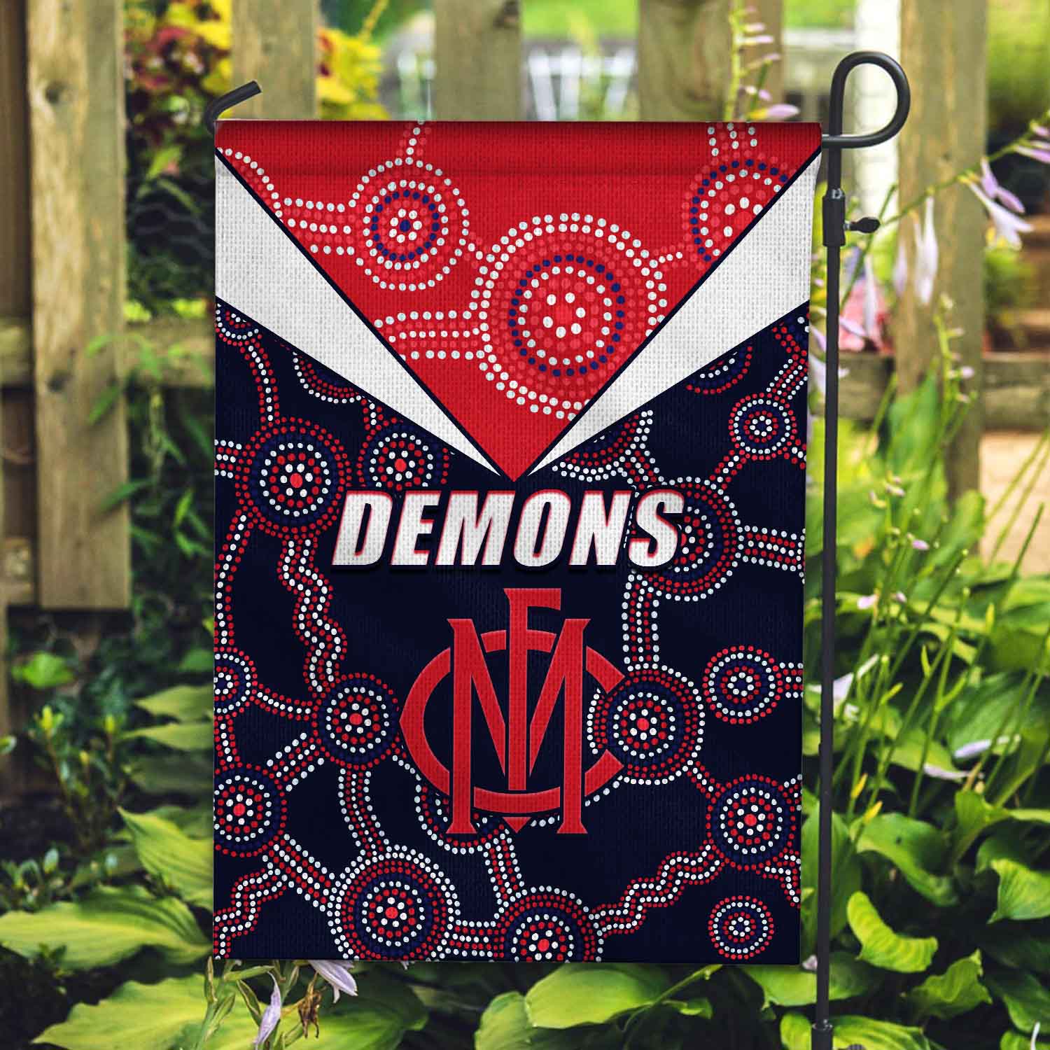 Demons Champion 2021 Flag Melbourne Indigenous Version 04 - Vibe Hoodie Shop