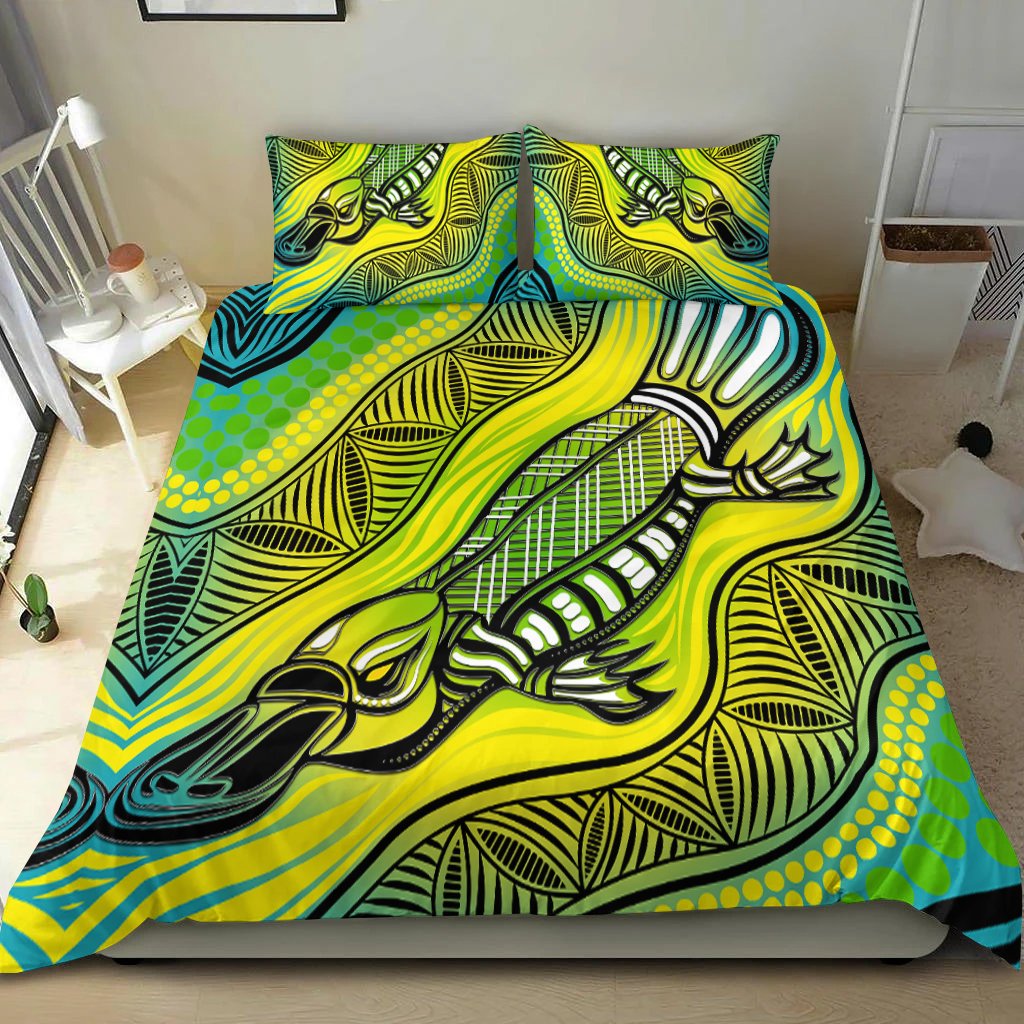 Bedding Set - Aboriginal Platypus - Vibe Hoodie Shop