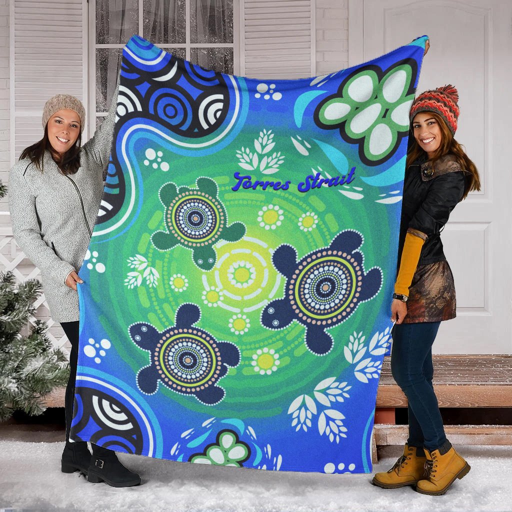 Blanket - Australia Turtle Blue Sea - Vibe Hoodie Shop