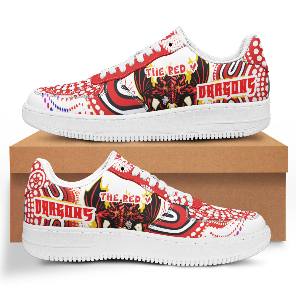 st-george-rugby-low-top-sneakers-f1-the-red-v-with-aboriginal-and-torres-strait-islander-culture-low-top-sneakers