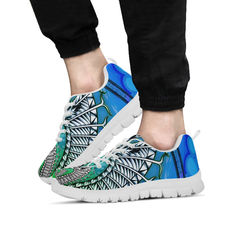 Sneakers - Turtle Background With Dhari Mask - Vibe Hoodie Shop