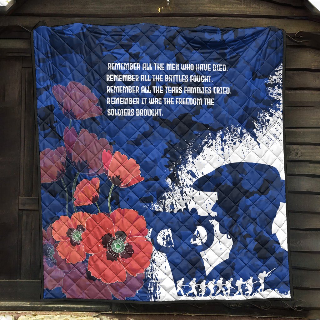 Custom ANZAC Premium Quilt - ANZAC Day 2021 - Vibe Hoodie Shop