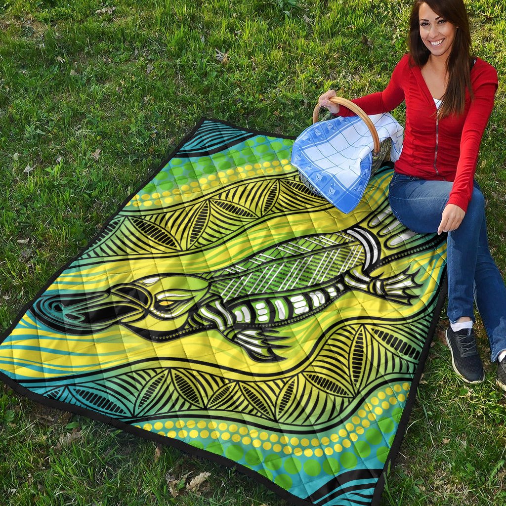 Premium Quilts - Aboriginal Platypus - Vibe Hoodie Shop