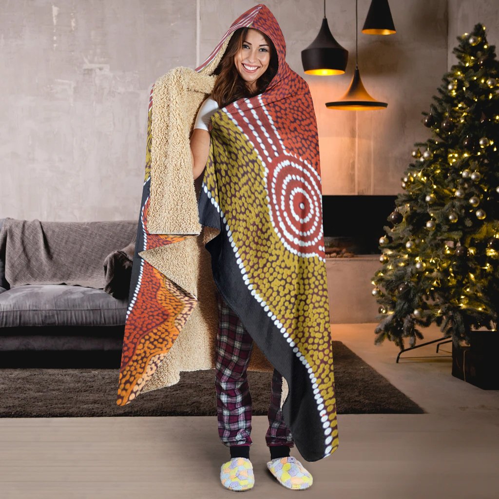 hoodie-balmket-aboriginal-dot-style
