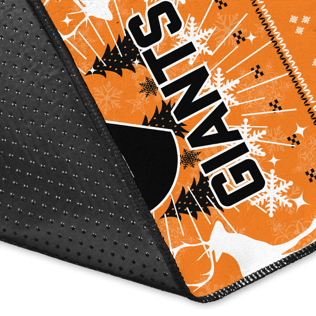 GWS Giants Area Rug - Christmas Ugly Style - - Vibe Hoodie Shop