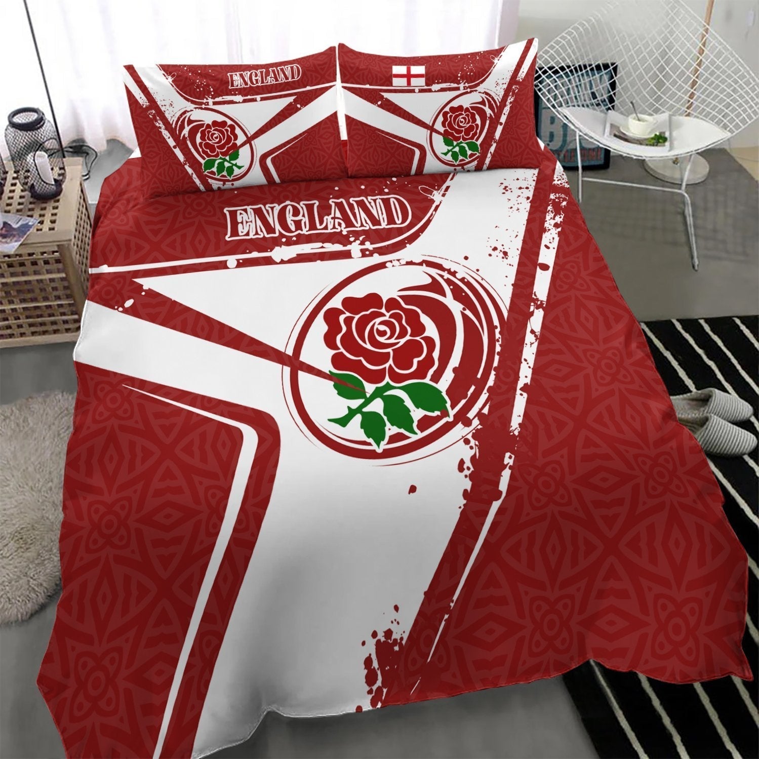 England Rugby Bedding Set - England Rugby - Vibe Hoodie Shop