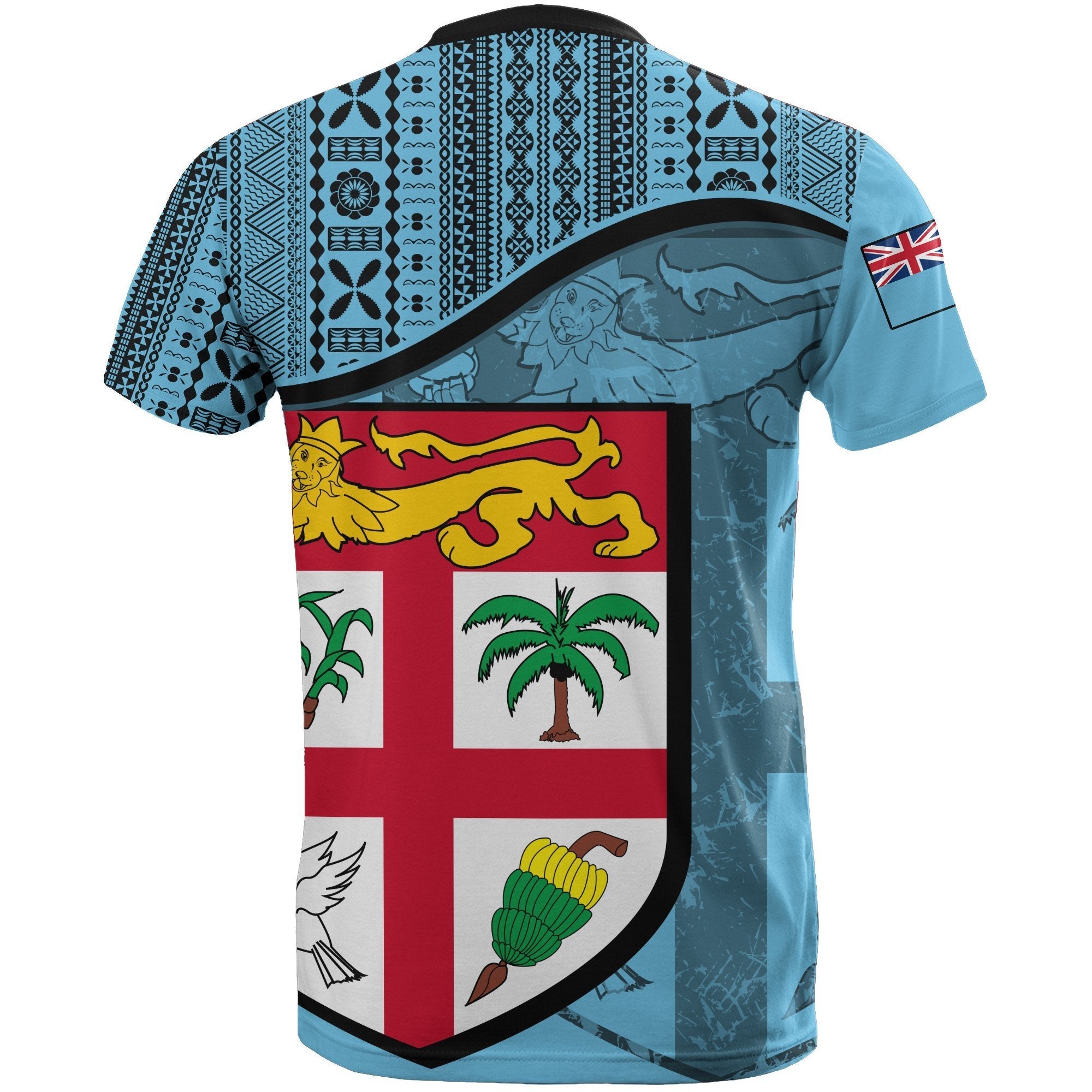 Fiji Flag T shirt Style - Vibe Hoodie Shop