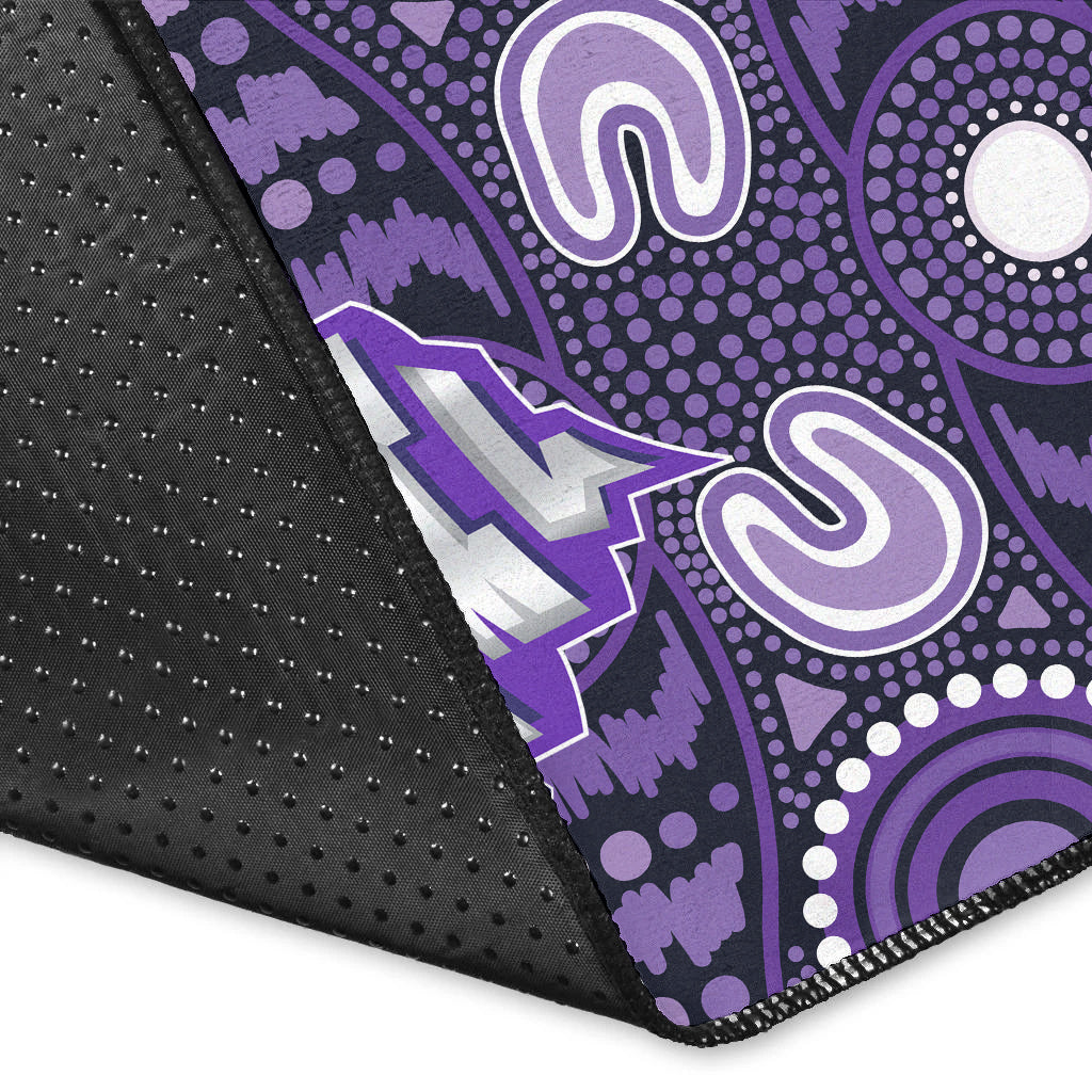 Hobart Hurricanes Area Rug - Aboriginal Style Of Dot - - Vibe Hoodie Shop