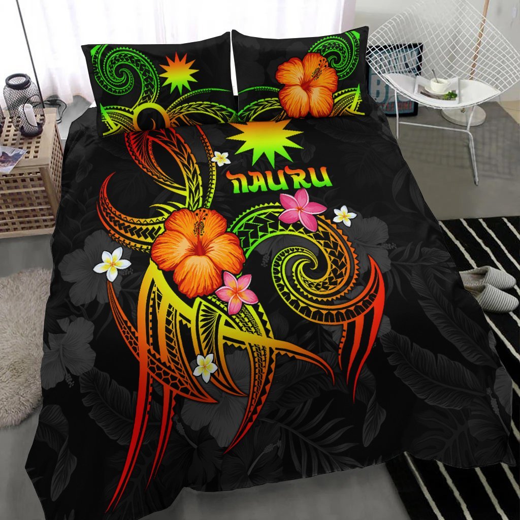 Nauru Polynesian Bedding Set - Legend of Nauru (Reggae) - Vibe Hoodie Shop
