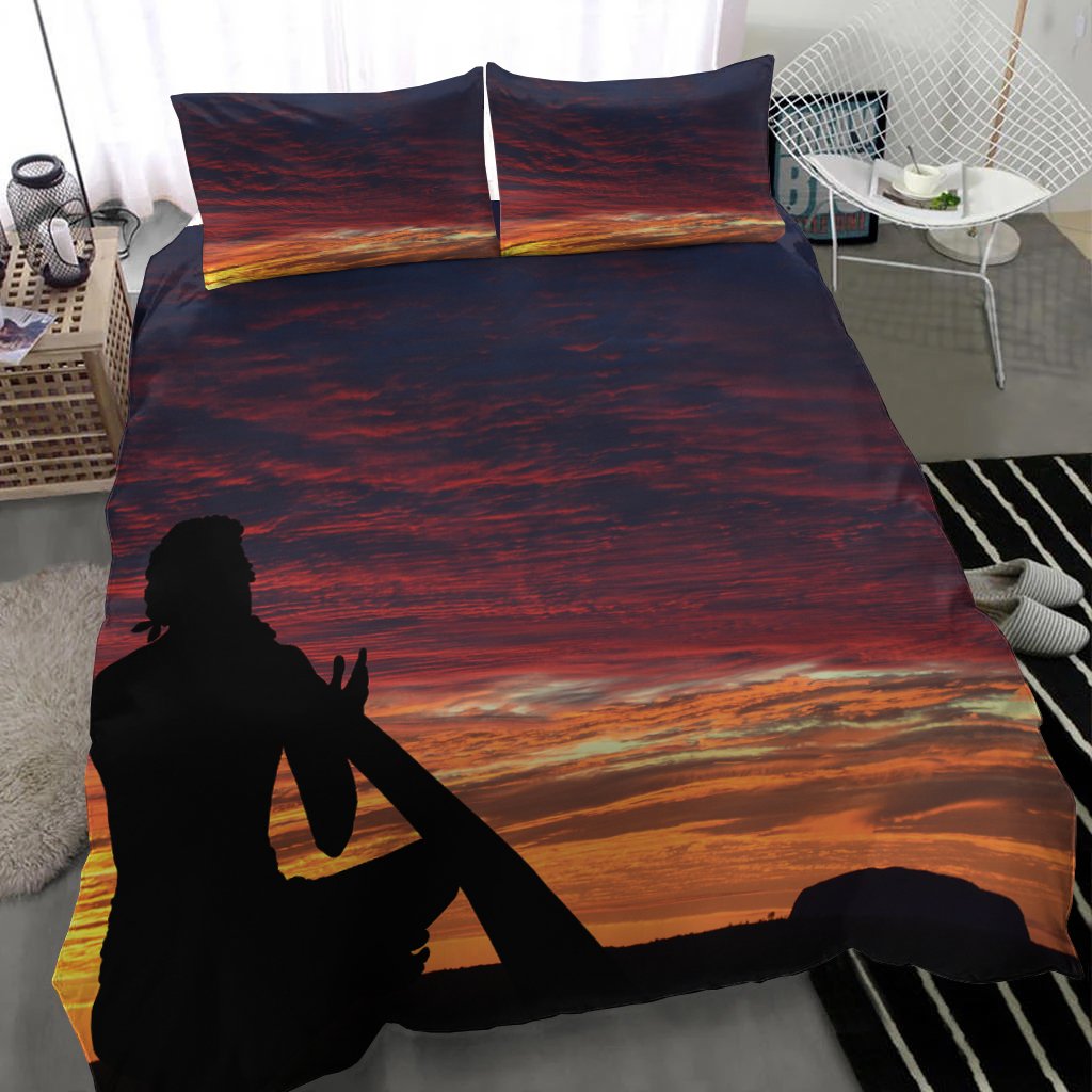 Australia Bedding Set - Uluru Sky View 2021 - Vibe Hoodie Shop