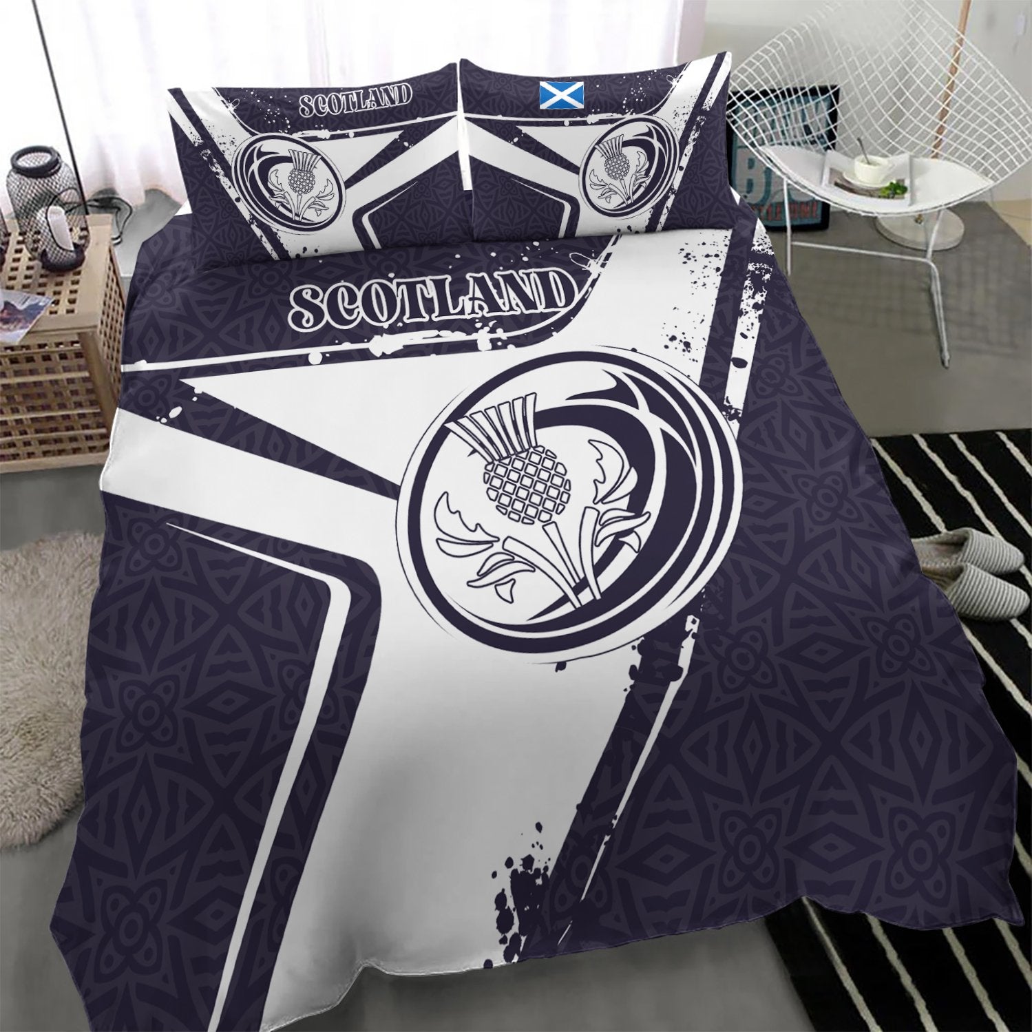 Scotland Rugby Bedding Set - Scottish Rugby - Vibe Hoodie Shop