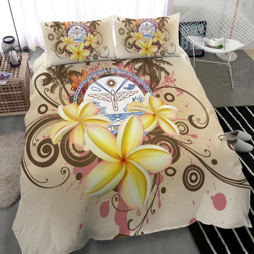 Marshall Islands Polynesian Bedding Set - Summer Tropical - Vibe Hoodie Shop