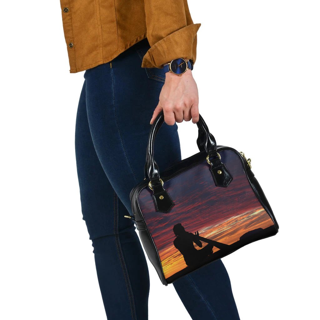 Australia Shoulder Handbag - Uluru Sky View 2021 - Vibe Hoodie Shop