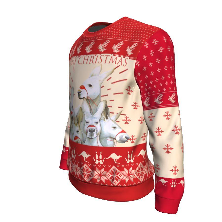 Christmas Australia Sweater - Kangaroo Shirt Merry Christmas - Unisex - Vibe Hoodie Shop