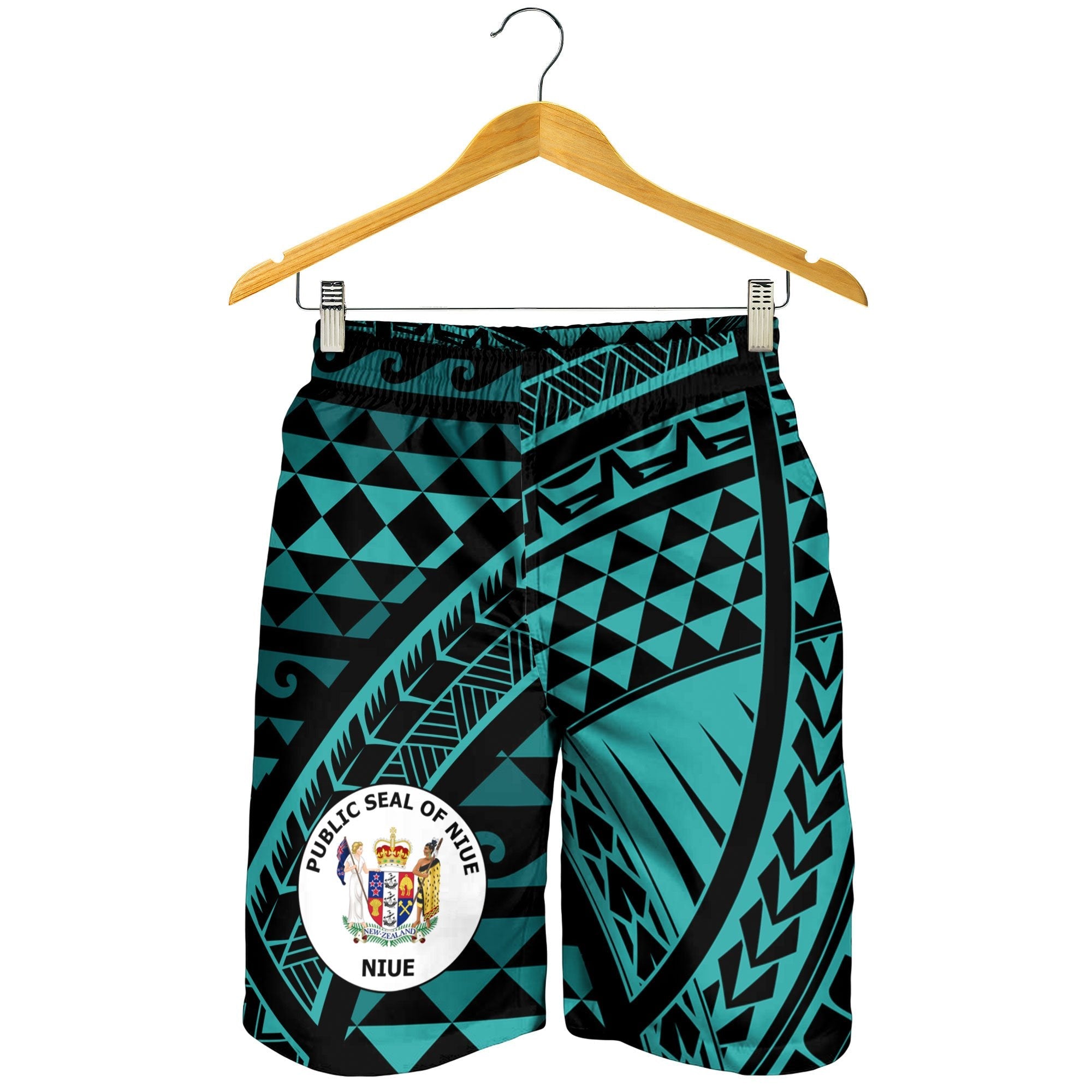 Niue Men's Short - Tribal Seamless Pattern - Vibe Hoodie Shop