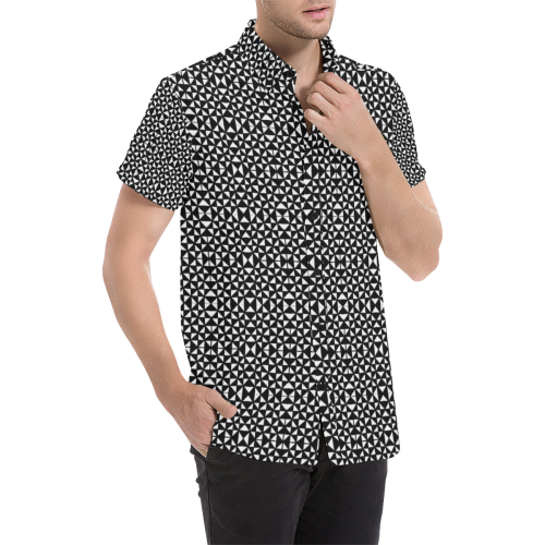 Tapa Mirror All Over Print Short Sleeve Shirt - Vibe Hoodie Shop