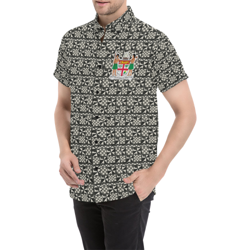 Tapa Flat Coat Of Arms Short Sleeve Shirt - Vibe Hoodie Shop