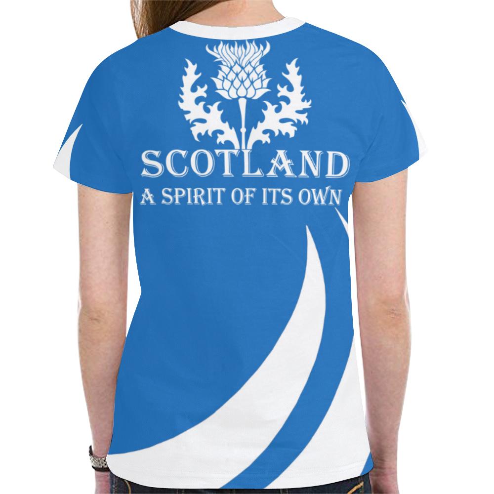 Scotland T shirt - Order Of The Thistle (Blue Edition) - Vibe Hoodie Shop