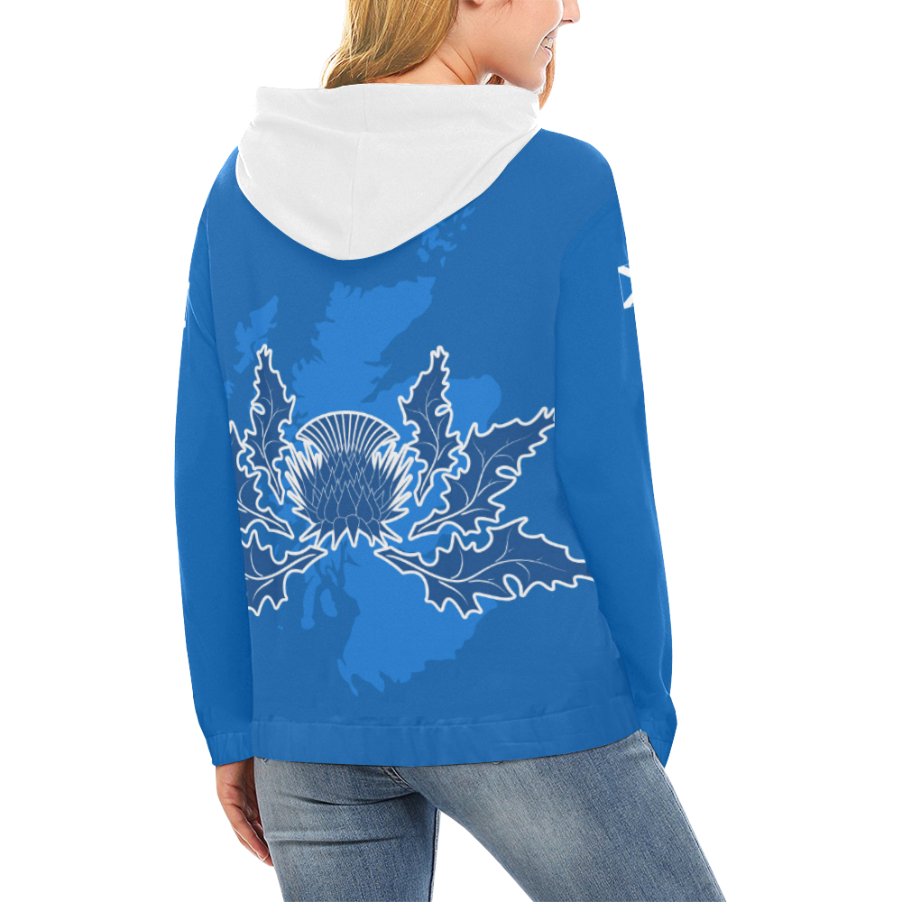 Scotland Hoodie Lion Thistle - Football Style - Vibe Hoodie Shop