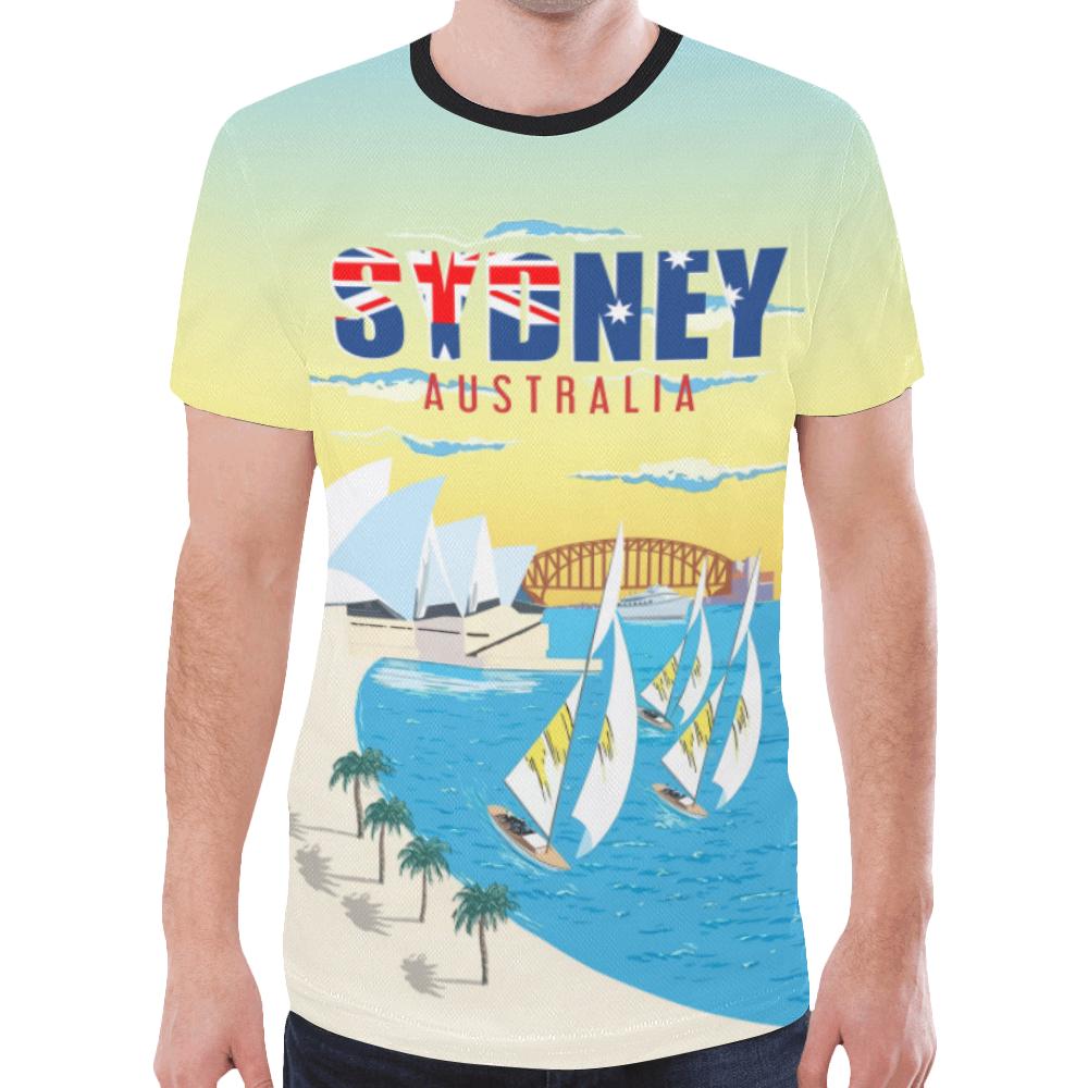 T shirt - Sydney Opera T shirt Sailing - Unisex - Vibe Hoodie Shop