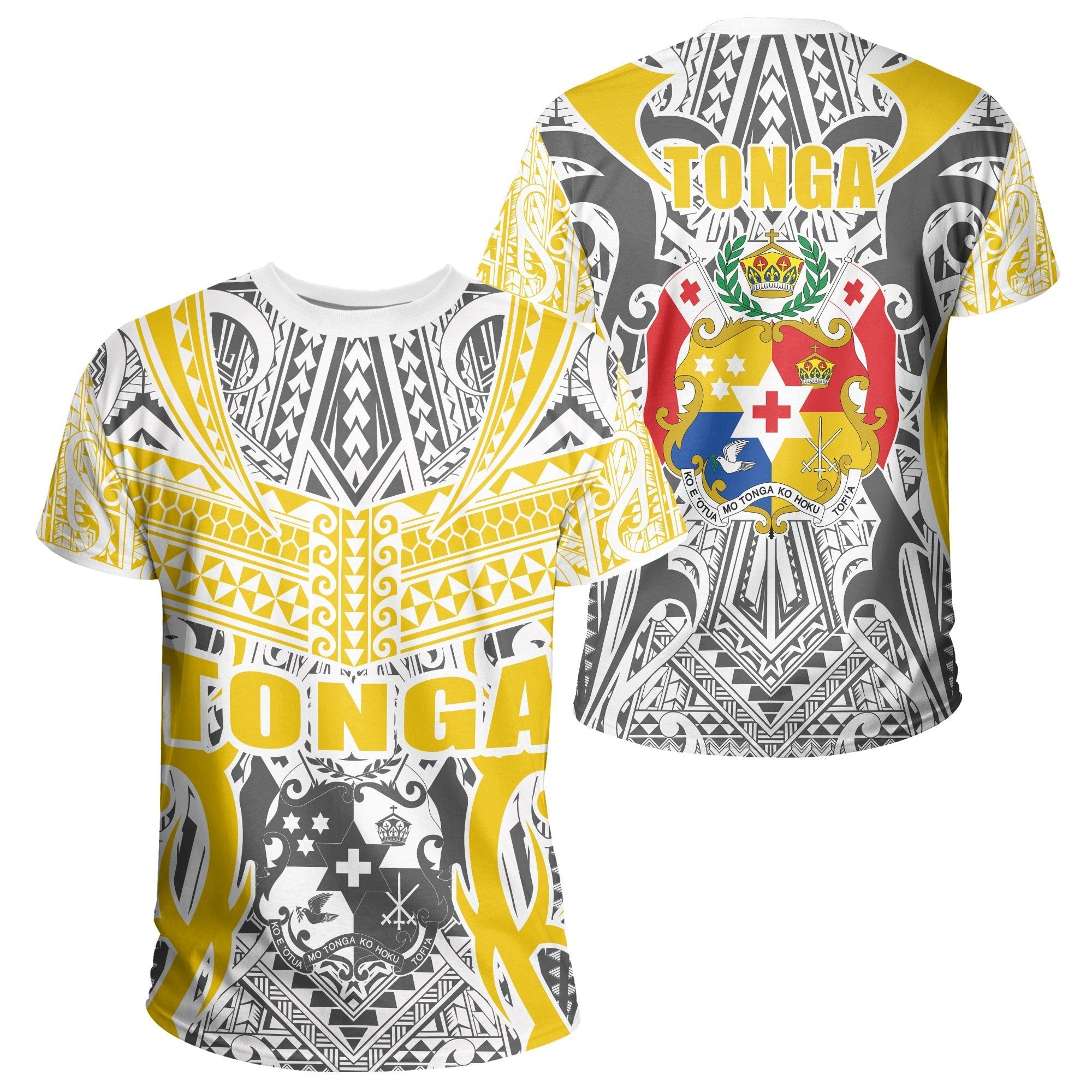 Tonga T shirt - Kingdom Of Tonga Tee - Gold Ver - Vibe Hoodie Shop