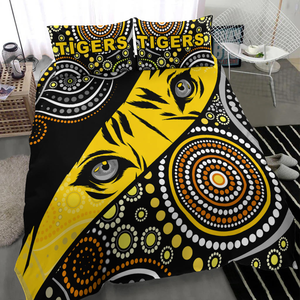 Richmond Indigenous Bedding Set Tigers Football - Vibe Hoodie Shop