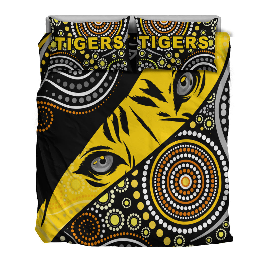 Richmond Indigenous Bedding Set Tigers Football - Vibe Hoodie Shop