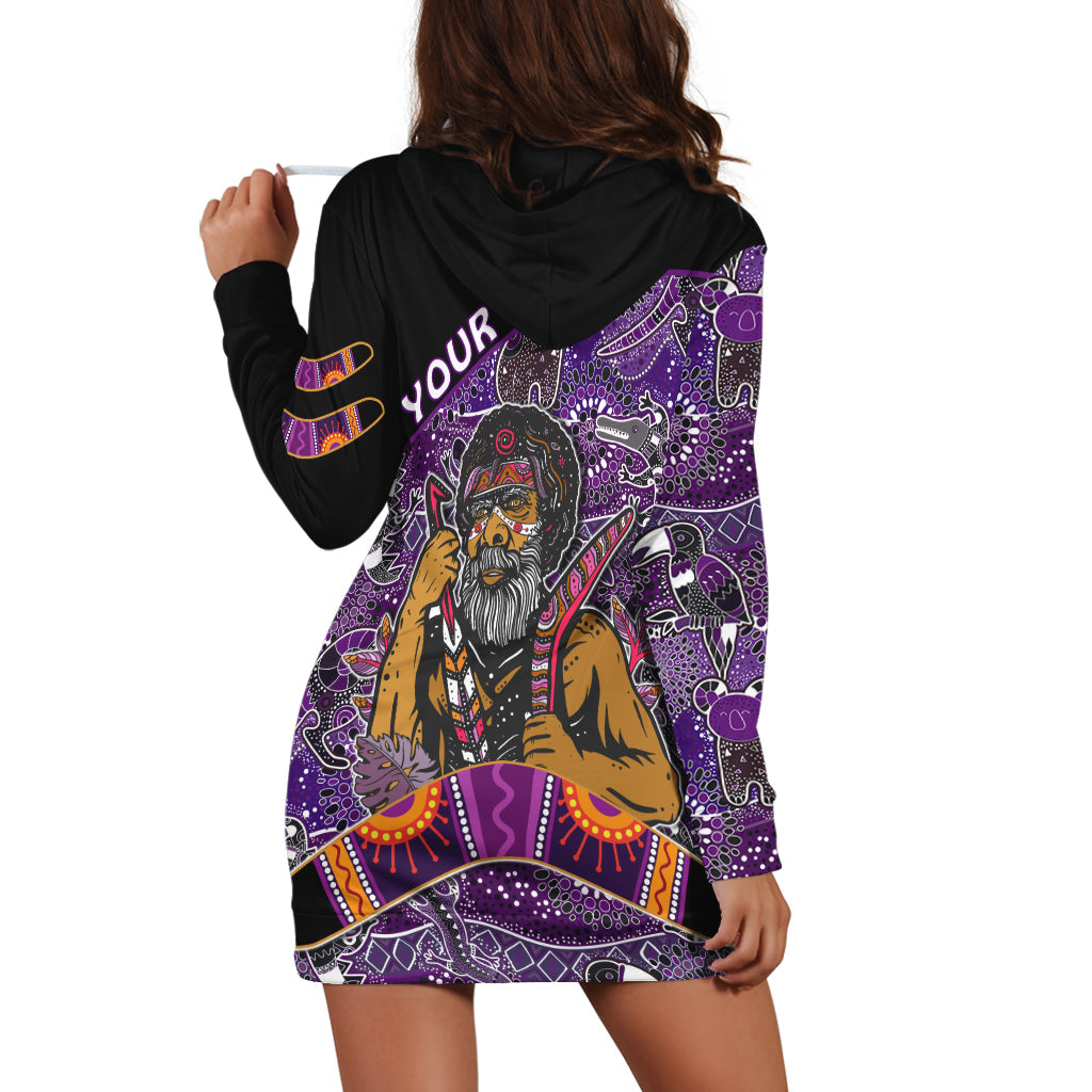 (Custom Personalised) Australian Boomerang Hoodie Dress Indigenous Australia Graceful - Vibe Hoodie Shop