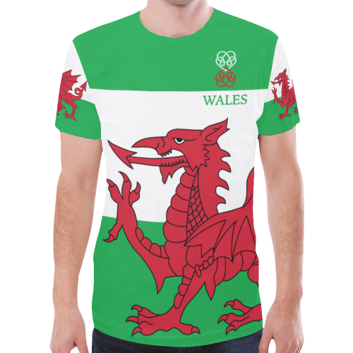 Wales Flag T shirt - Welsh Flag T shirt - Vibe Hoodie Shop