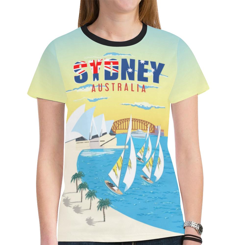 T shirt - Sydney Opera T shirt Sailing - Unisex - Vibe Hoodie Shop