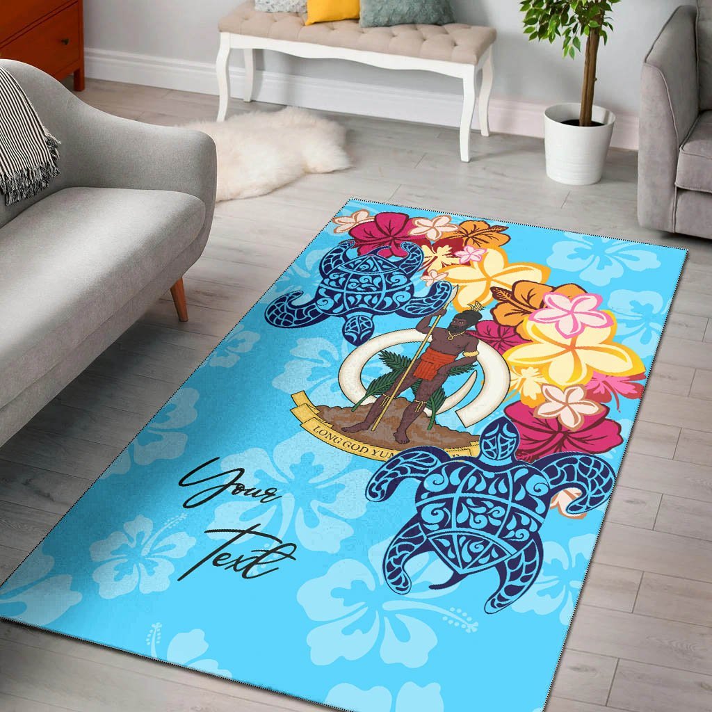 Vanuatu Area Rug - Custom Personalised Tropical Style - Vibe Hoodie Shop