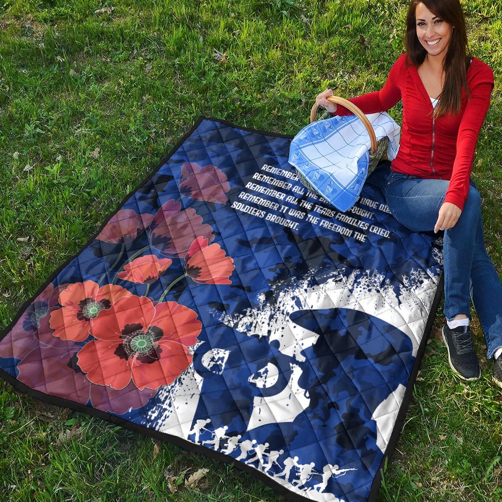 Custom ANZAC Premium Quilt - ANZAC Day 2021 - Vibe Hoodie Shop