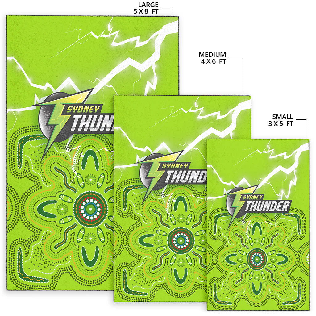 Sydney Thunder Area Rug - Aboriginal Style Of Dot - - Vibe Hoodie Shop