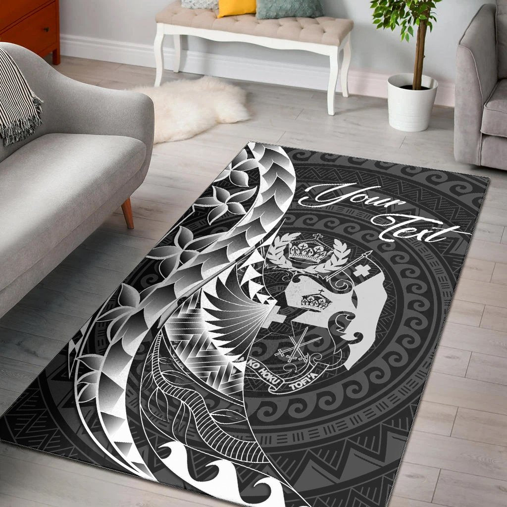 Tonga Area Rug - Custom Personalised Polynesian Pattern Style - Vibe Hoodie Shop