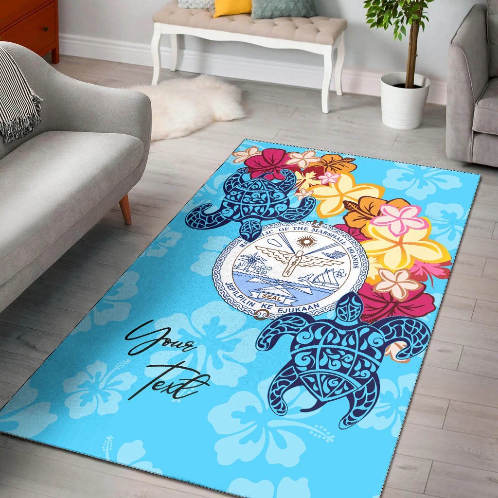 Marshall Islands Area Rug - Custom Personalised Tropical Style - Vibe Hoodie Shop