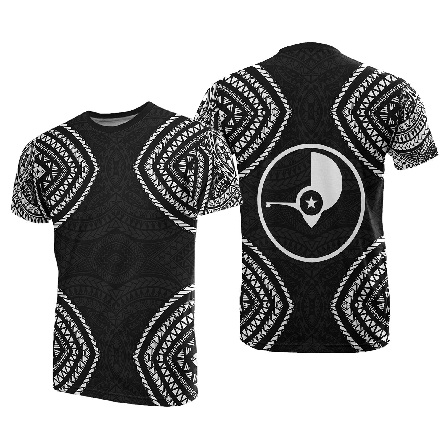 Vibe Hoodie Yap Micronesia T shirt Black Warrior Style - Vibe Hoodie Shop